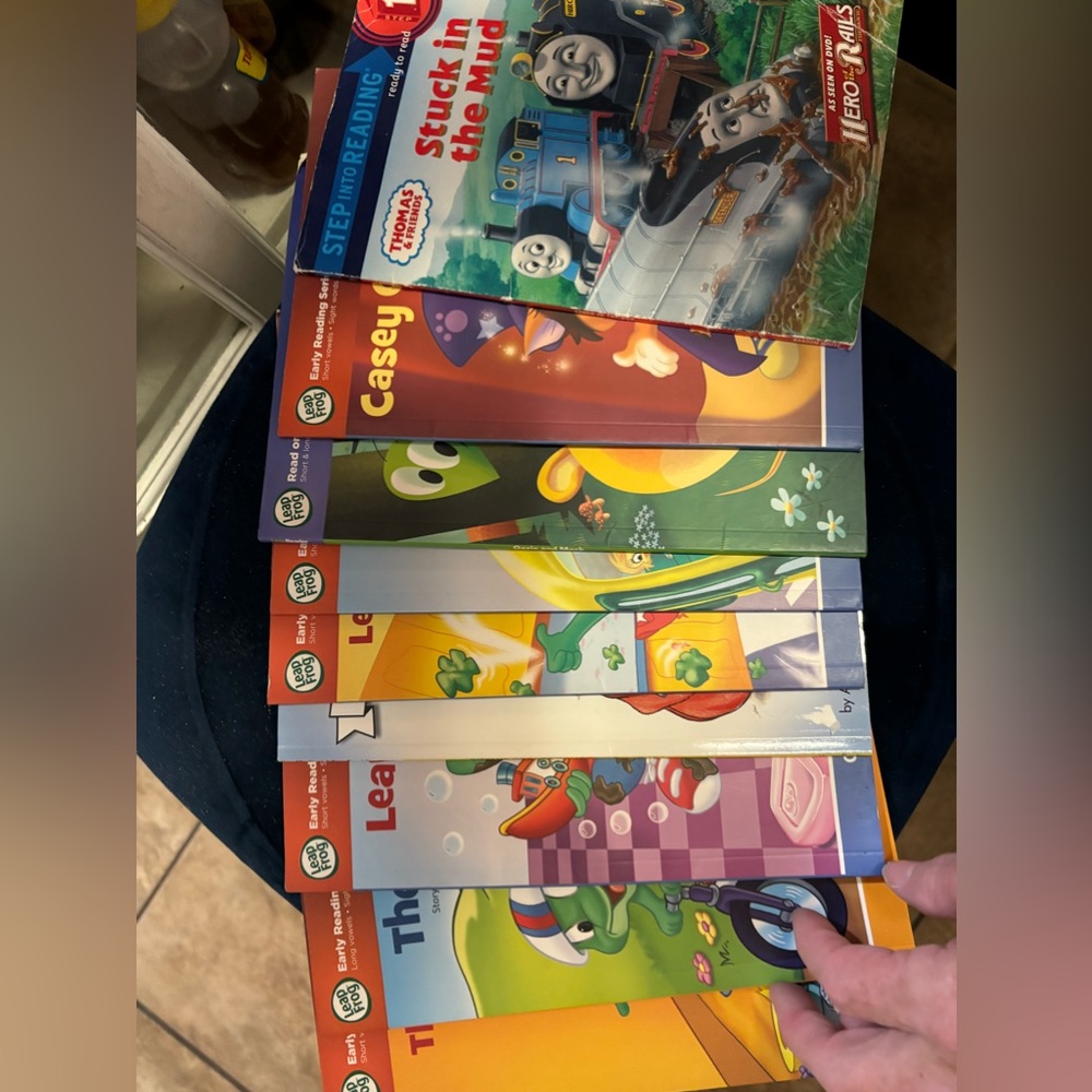 Leap frog learning books various book set of 9 leap reading system